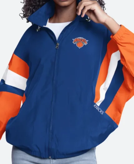 New York Knicks Carl Banks G III Jacket Front Image