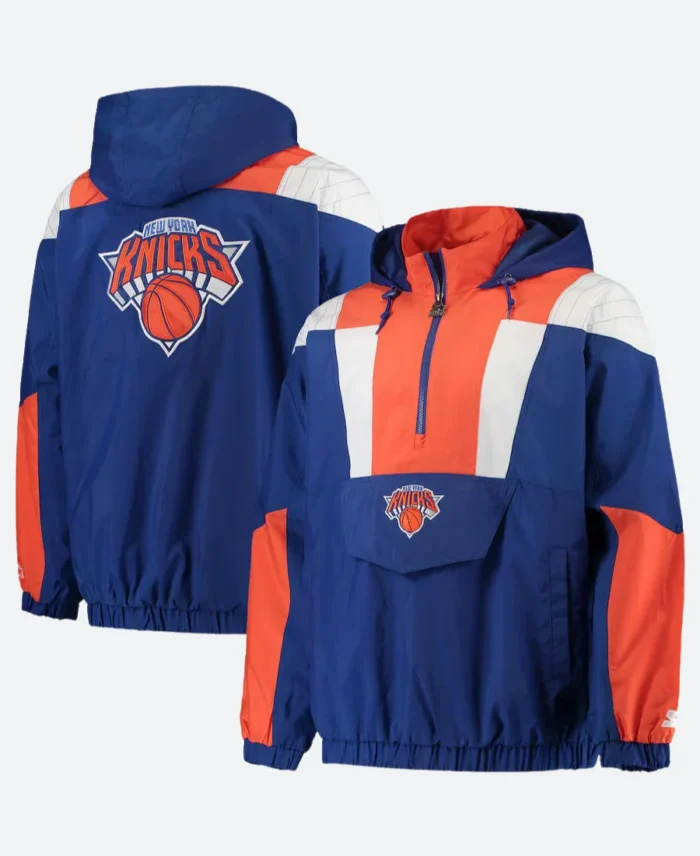 New York Knicks Starter Jacket Front & Back Image