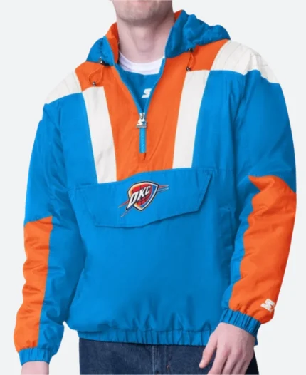 Oklahoma City Thunder Hooded Jacket Front Image
