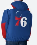 Philadelphia 76ers Hooded Jacket Back Image