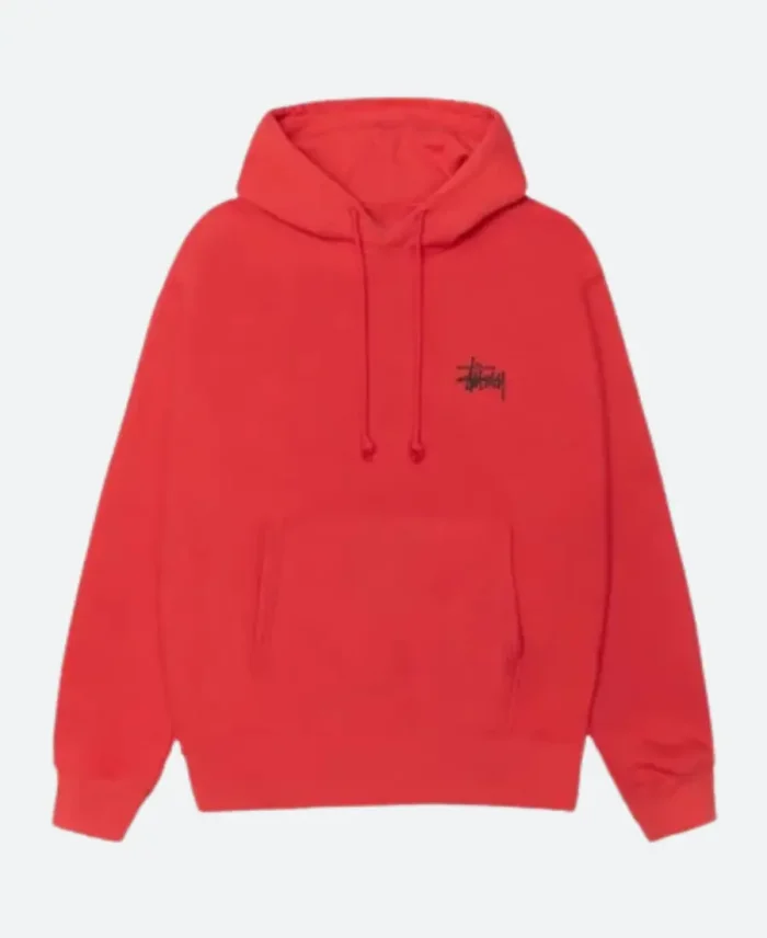 Red Stussy Hoodie
