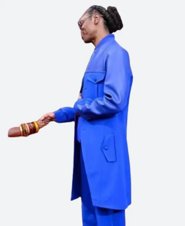 Snoop Dogg BET Awards 2025 Blue Trench Coat