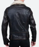 Superman And Lois S02 Sam Lane Leather Jacket Back Image