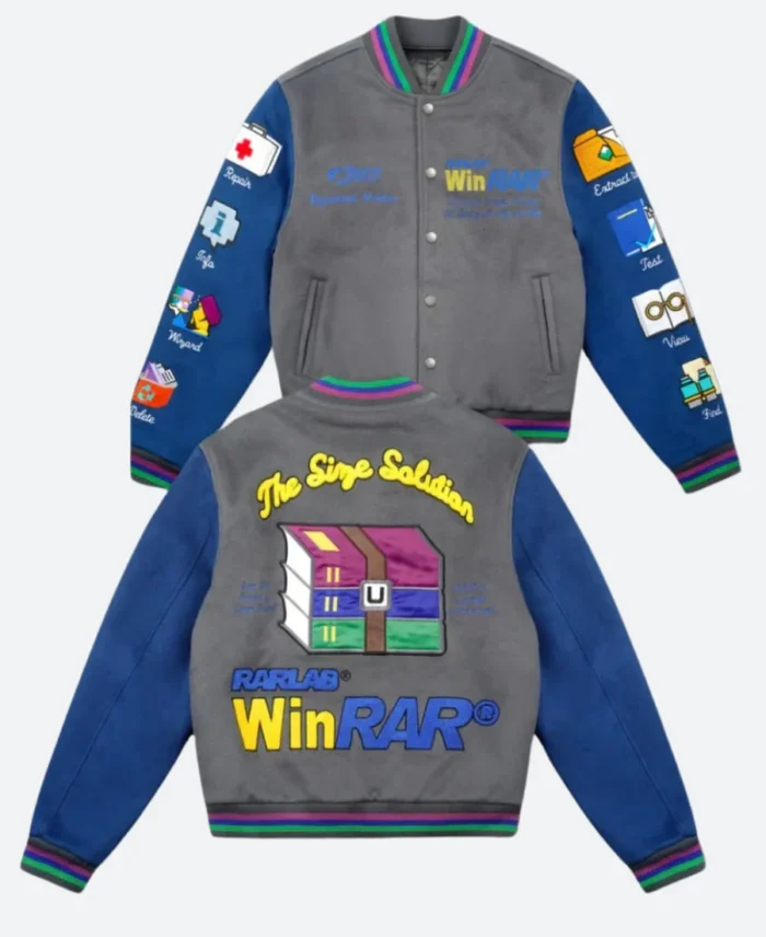 Tern X Winrar Varsity Jacket Back image