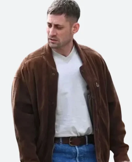 Toxic Town 2025 Peter Suede Leather Jacket Front Image