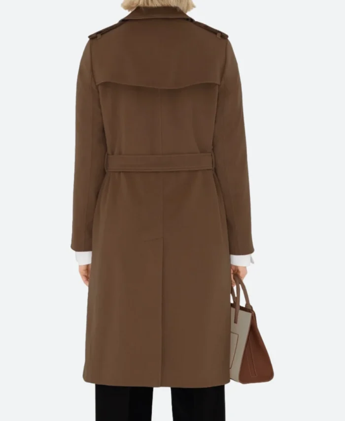 Tracker S02 Reenie Green Trench Coat Back Image