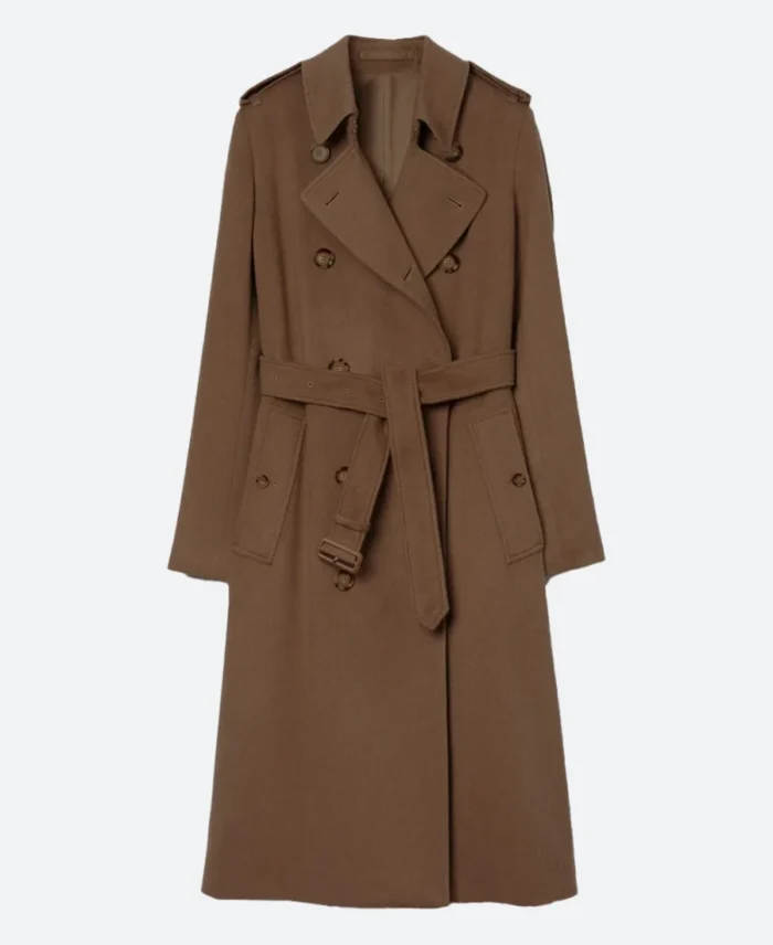 Tracker S02 Reenie Green Trench Coat Front Image