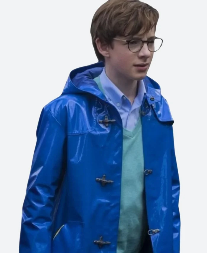 A Series of Unfortunate Events Klaus Baudelaire Leather Jacket Actor Image