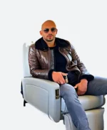 Andrew Tate Leather Jacket Front Image