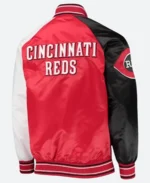 Cincinnati Reds Satin Varsity Jacket Back Style 02 Image