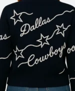 Dallas Cowboys Cheerleaders Cowboys Cursive Star Sweatshirt Back Image