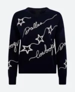 Dallas Cowboys Cheerleaders Cowboys Cursive Star Sweatshirt Front Image