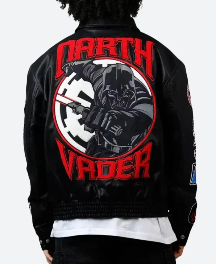 Darth Vader Leather Jacket Back Image