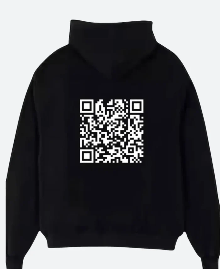 F__k You QR Code Hoodie Back Image