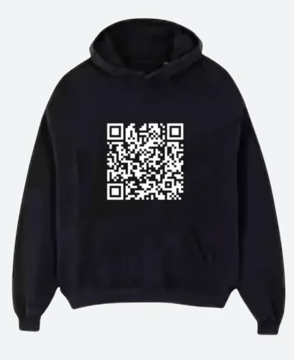 F__k You QR Code Hoodie Front Image
