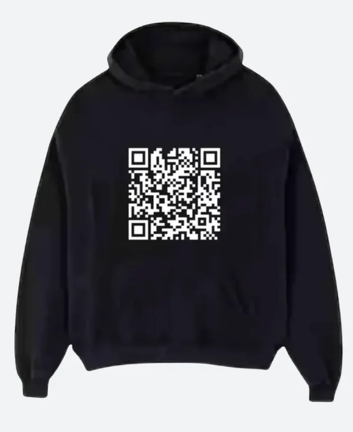 F__k You QR Code Hoodie Front Image