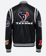 Houston Texans Black Leather Jacket - Image 3