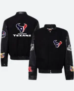 Houston Texans Black Varsity Jacket