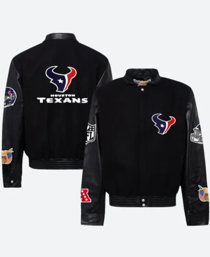 Houston Texans Black Varsity Jacket
