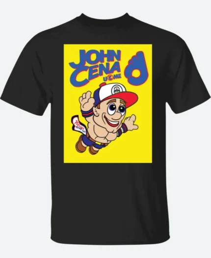 John Cena Super Mario T-Shirt Front Image