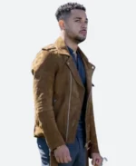 Law & Order Nick Creegan Suede Leather Jacket Front Image