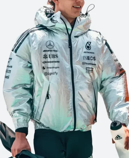 Mercedes AMG PETRONAS F1 Team Jacket Front Image