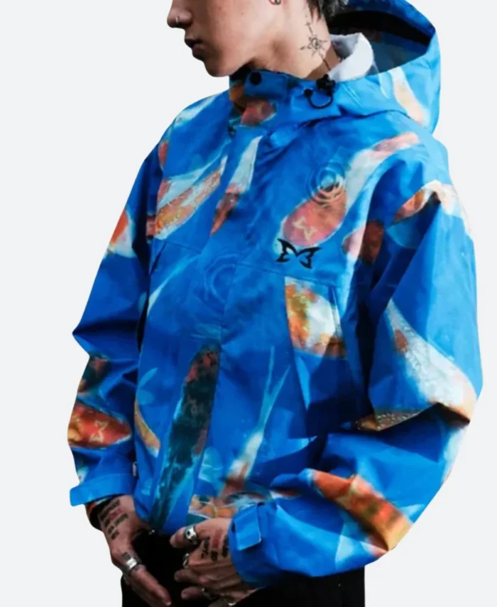 Metra Koi Hooded Jacket Back Image