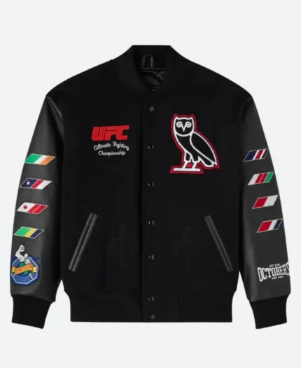 OVO x UFC Championship Varsity Jacket