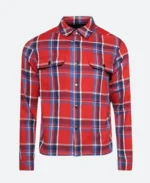The Voice S27 Adam Levine Plaid Shirt Front Image