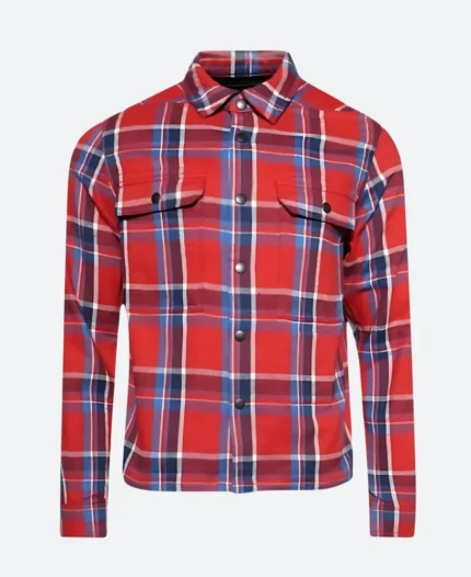 The Voice S27 Adam Levine Plaid Shirt Front Image