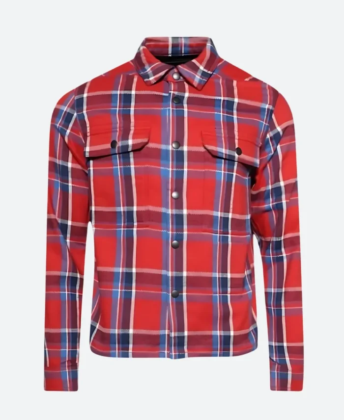 The Voice S27 Adam Levine Plaid Shirt Front Image